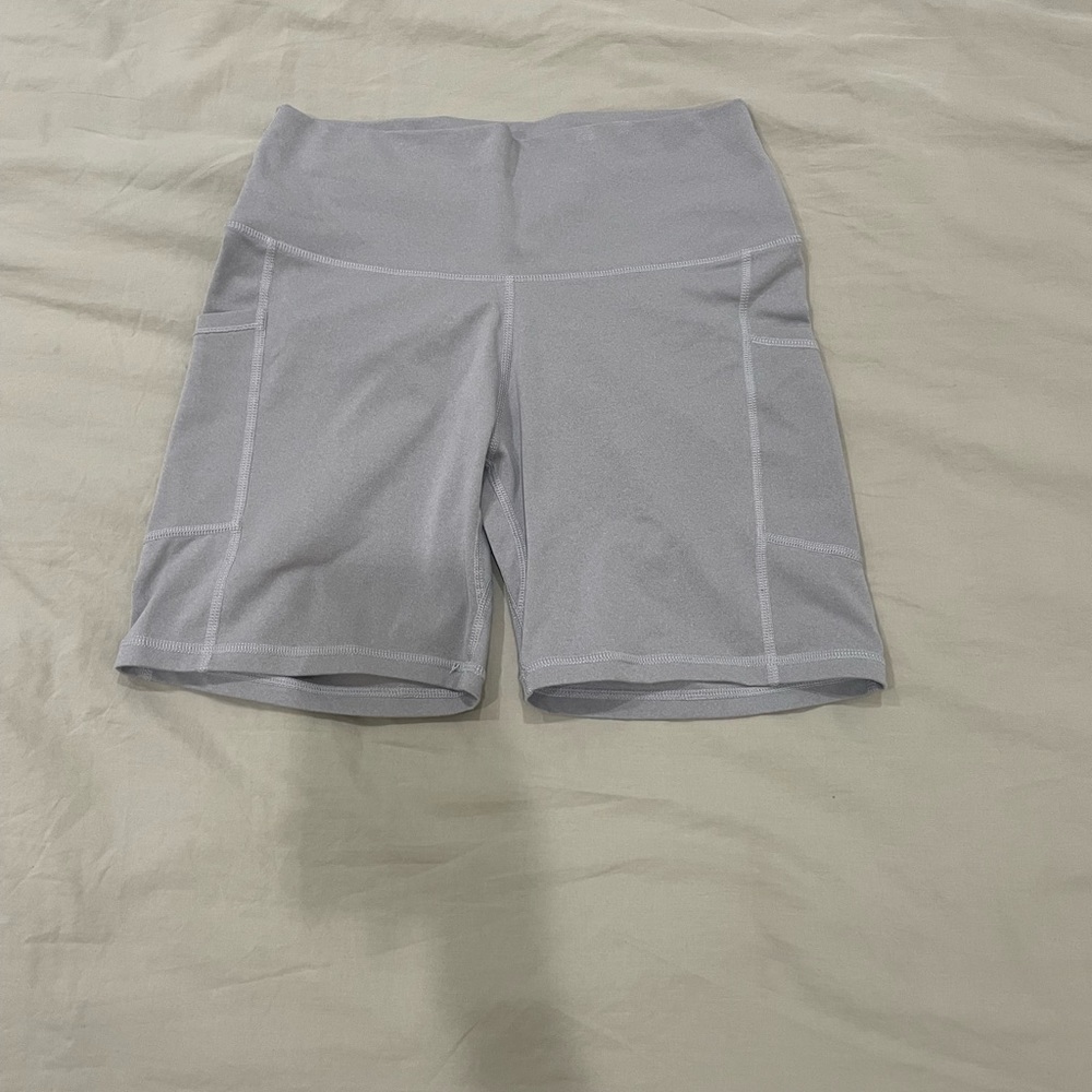Grey bike shorts